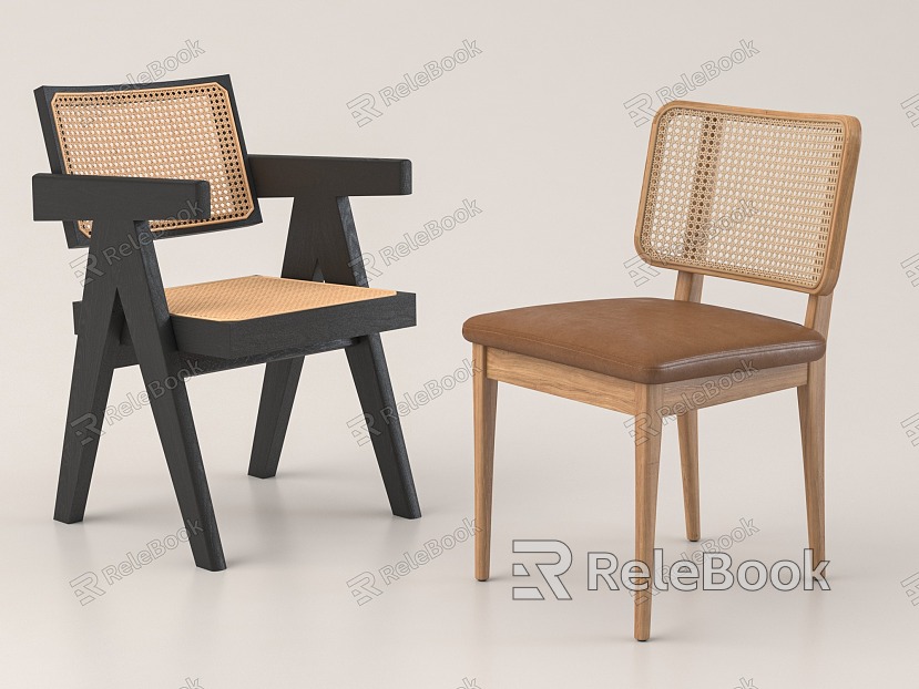 Rattan Dining Chair model