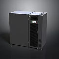 Industrial Electronic Appliance With Black Body White Top Control Panel And Ventilation