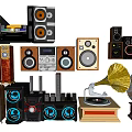 Modern Sound Stage Sound Home Sound Computer Sound 3d model
