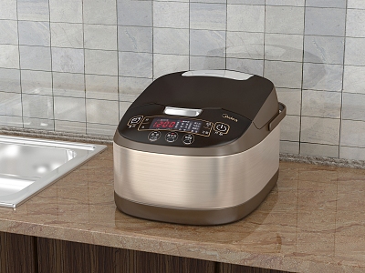 Modern rice cooker rice cooker 3d model