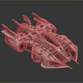 Futuristic Silver Racing Car With Streamlined Body Mechanical Details And Red Accents