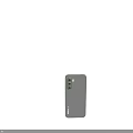 Realme Smartphone With Curved Blue Display And Triple Camera Green Frame Gray Back