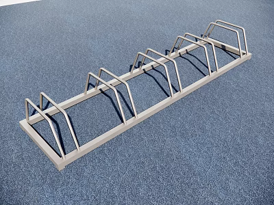 Modern Bicycle Bicycle Parking Rack 3d model