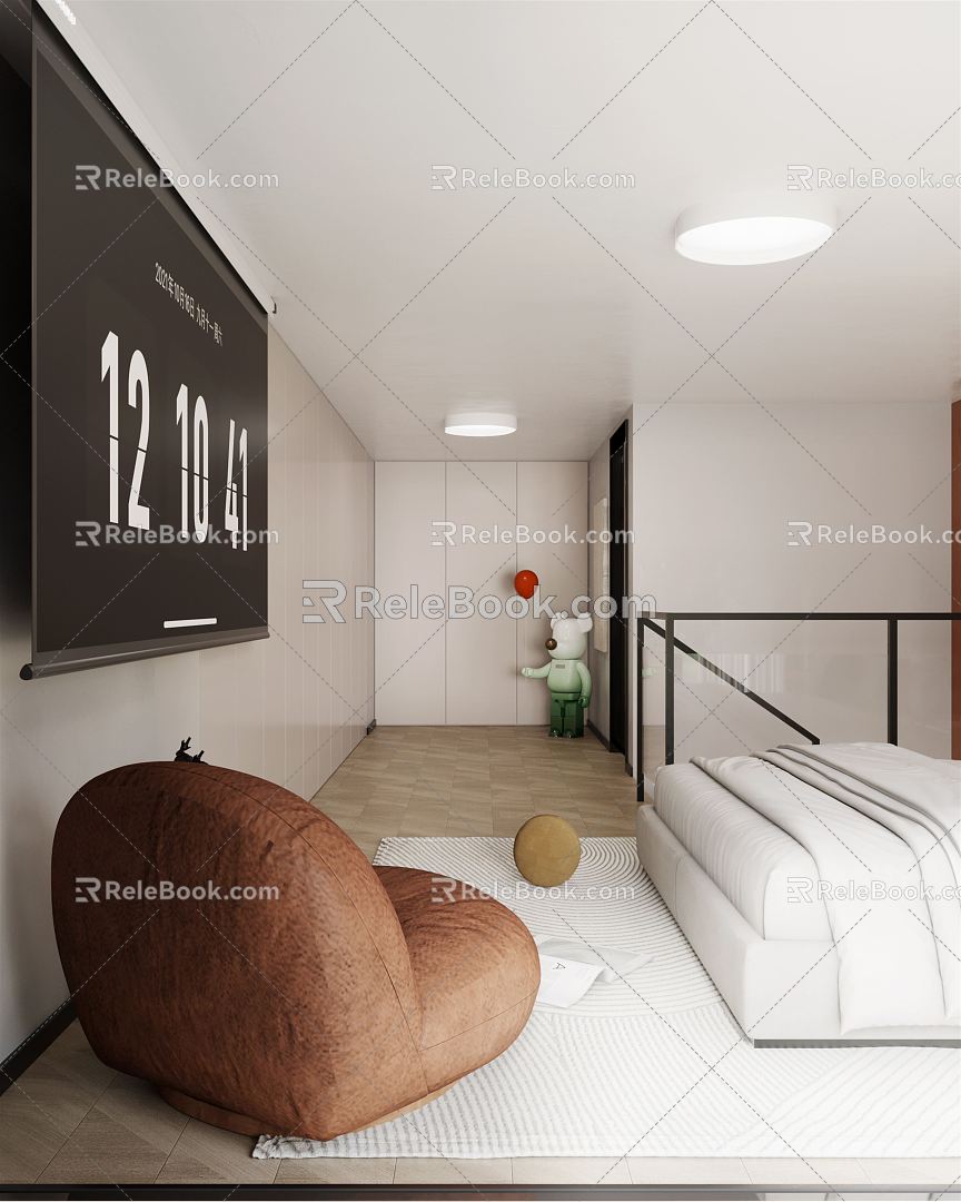 Single Apartment Modern Apartment 3d model