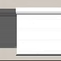Gray And White Roller Shutters Design For Home Exterior Decoration
