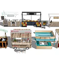 Commercial Mobile Food Stalls And Vending Carts With Various Outdoor Retail Designs