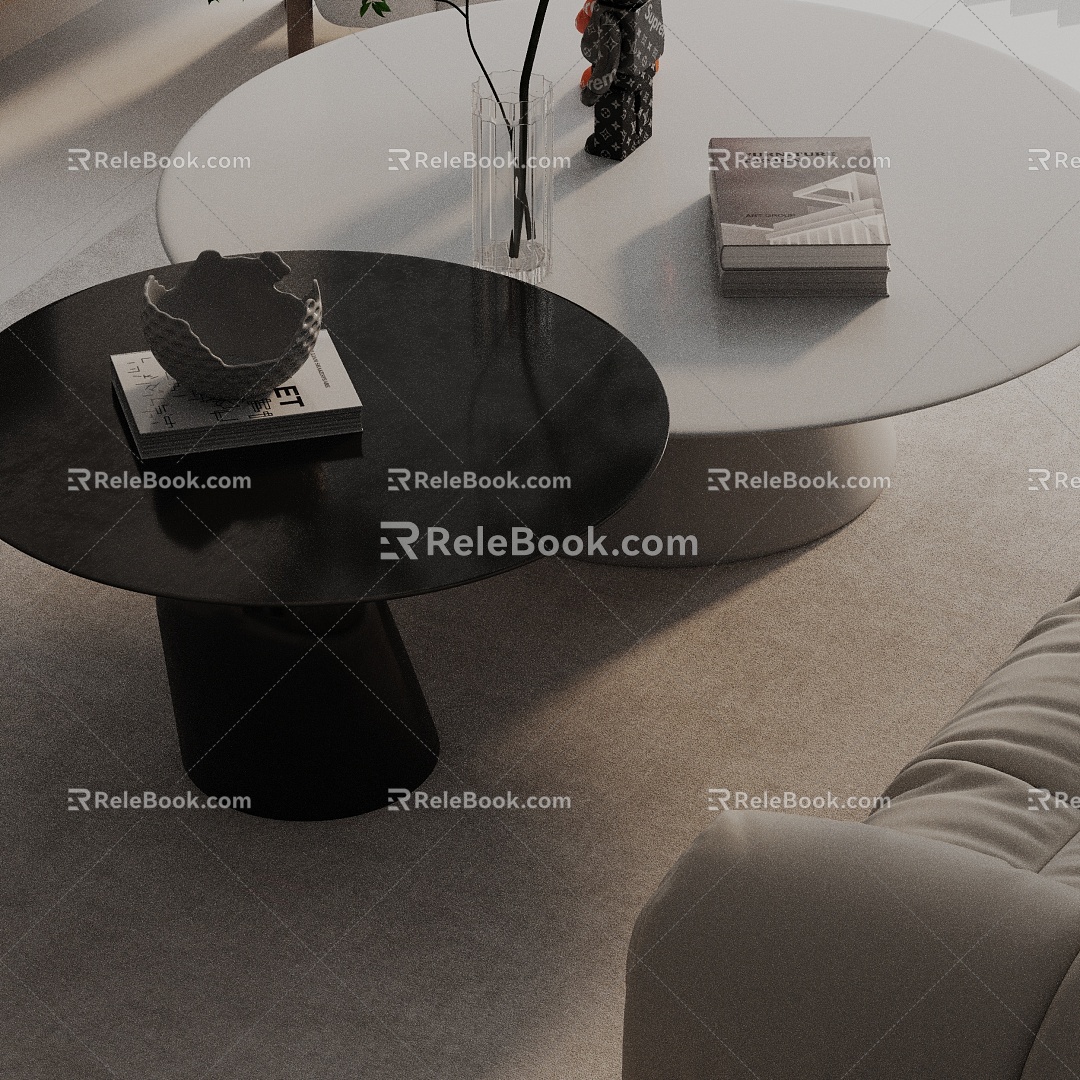 Modern coffee table 3d model