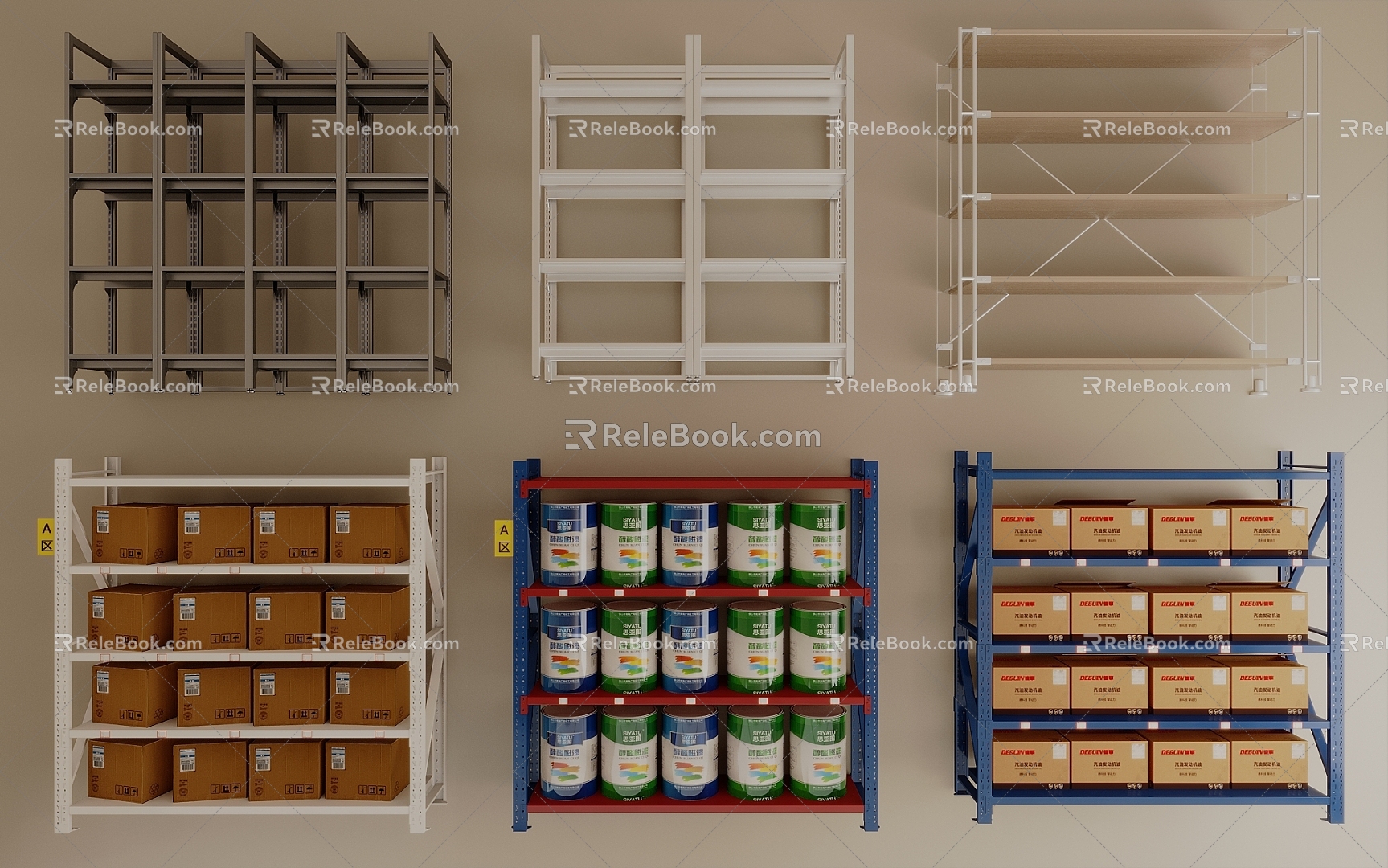 Modern shelf storage rack express rack multi-layer display rack model