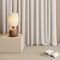 Modern Curtain Window Screen 3d model
