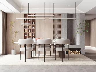 Modern Restaurant 3d model