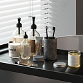 Modern toiletries 3d model