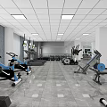Recreation Room Featuring Lockers Ping Pong Tables Colorful Wall Art White Ceiling Lights And Plants