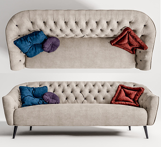 Jane's double sofa 3d model