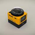 Kodak PIXPRO SP360 4K Digital Camera With Yellow Black Design And LCD Screen