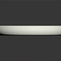 Shiny White Bracelet With Blue Gemstones On Both Ends And Minimalist Design