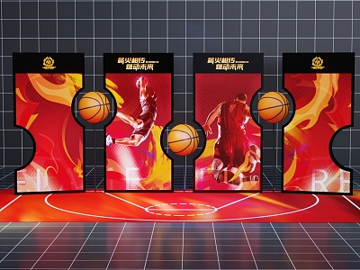 Basketball Sports Activities Basketball Games Mei Chen 3d model