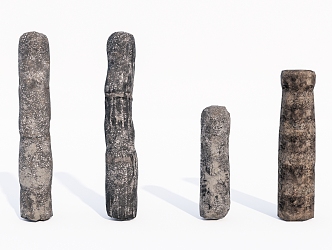 Modern Column Landscape Column Stone Column 3d model