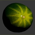 Whole Fresh Green Cucumber with Smooth Skin and Reflection Isolated on Dark Background