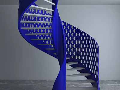 revolving staircase 3d model