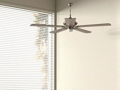 Modern fan light fan 3d model