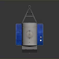 Industrial Mobile Tank Equipment MODONCO With Blue Platform Small Containers And Heavy Duty Wheels