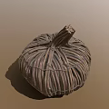 Handcrafted Woven Pumpkin Ornament Made with Natural Twigs and Traditional Weaving Pattern