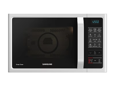 Samsung Smart Chef Microwave With Control Panel And Display Screen Kitchen Appliance 3d model