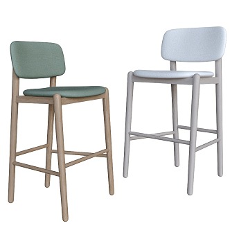 MZPA Bar Chair 3d model