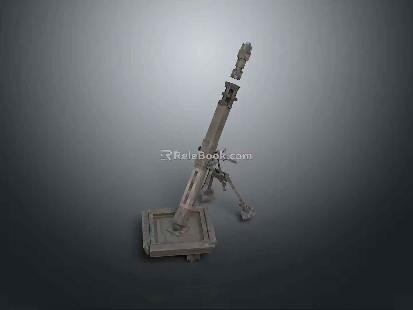 laser tower turret turntable sci-fi tower defense game tower defense sci-fi turret game turret game turret 3d model