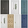 Various Modern Door Handles With Brass Gold Black And Wooden Design Styles