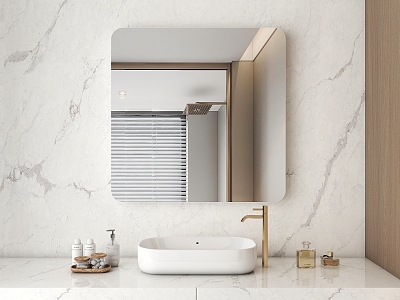 Bathroom mirror 3d model