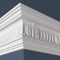 Decorative Plaster Cornice with Various Patterns and Design Styles for Interior
