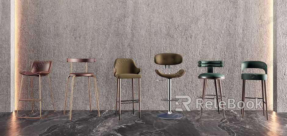 Modern Bar Chair Casual Bar Chair model