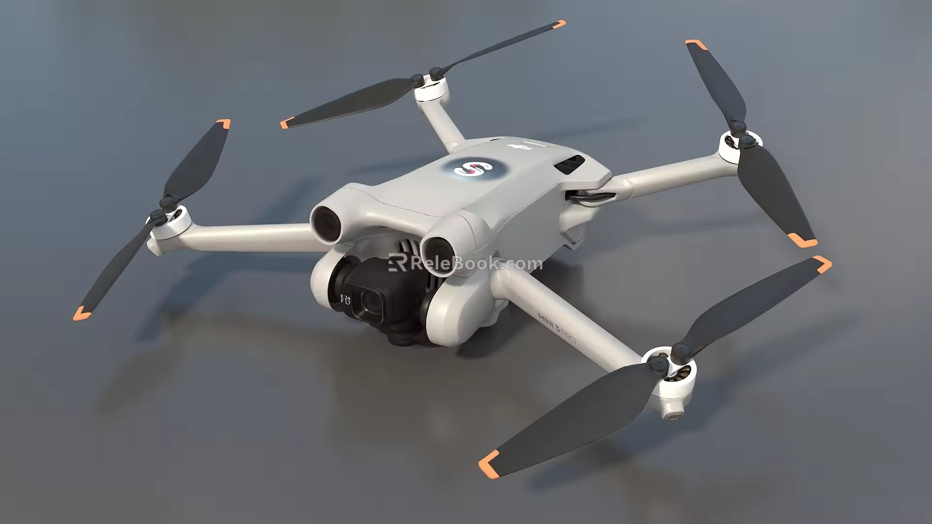 Unmanned Aerial Vehicle Dajiang Unmanned Reconnaissance Aircraft Logistics Distribution Aerial Photography Unmanned Aerial Vehicle Intelligent Technology Low Face Number Low Model Simple Model Game Film and Television Level Super Realism 3d model