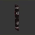 Tactical Black Folding Knife With Durable Metal Blade And Ergonomic Grip Handle Design