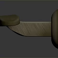 Modern Brass Door Handle Hardware Tool with Smooth Surface and Ergonomic Design for Home Doors