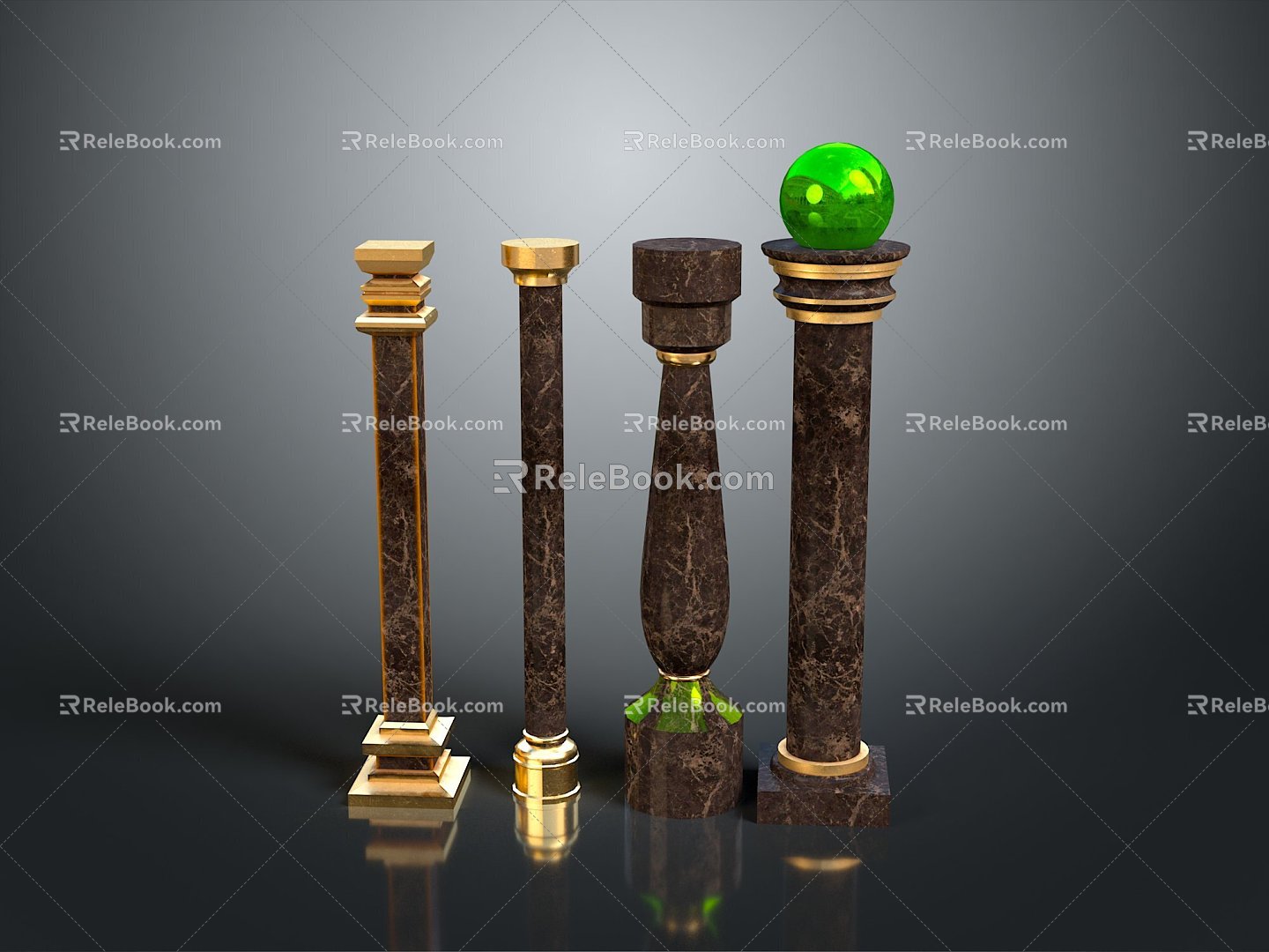 Columns Stone Columns Stone Columns Old Columns Roman Columns Roman Columns Classical Columns Greek Columns 3d model