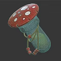Modern Potion Magic Mushroom Potion Mushroom Potion 3d model