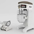 Commercial Kitchen Appliances Including Belshaw Mixer And Slicing Machine 3d model
