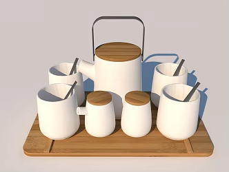 Kitchen kitchenware seasoning box 3d model