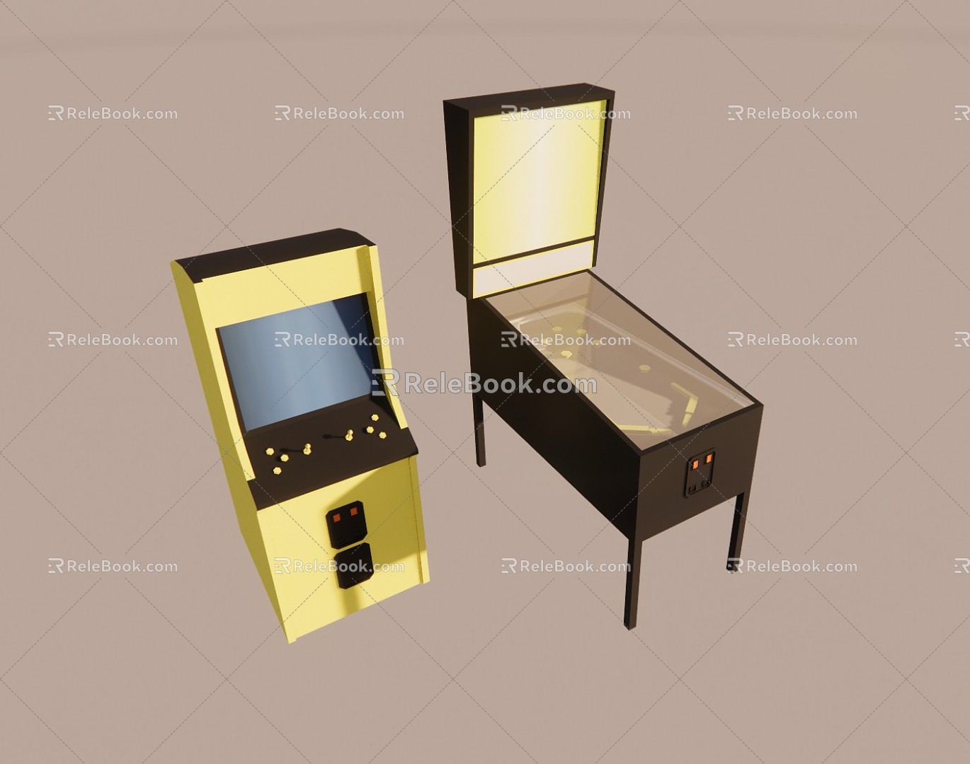 Modern Game Machine 3d model