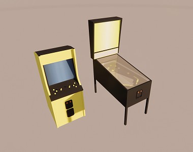 Modern Game Machine 3d model