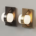 Modern Wall Lamps With Multiple Designs Black Gold Silver Finishes And White Globe Shades