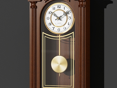 Vintage Wall Clock American Wall Clock Solid Wood model