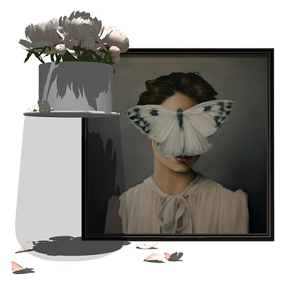 Modern floral ornaments 3d model Modern floral ornaments 3d model