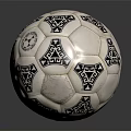 Adidas Classic Soccer Ball With Stylish Black And White Geometric Pattern For Sports Equipment