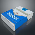 Winfield Blue And White Cigarette Pack With Filter Cigarettes Label Design