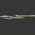 Spacecraft Model With Circular Body And Extended Solar Panels For Space Exploration