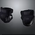 UCI Approved Black Knee Pads For Cycling Sports Protection Equipment