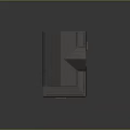 Two Story Red Brick House With Gray Tiled Roof And Wooden Porch Steps